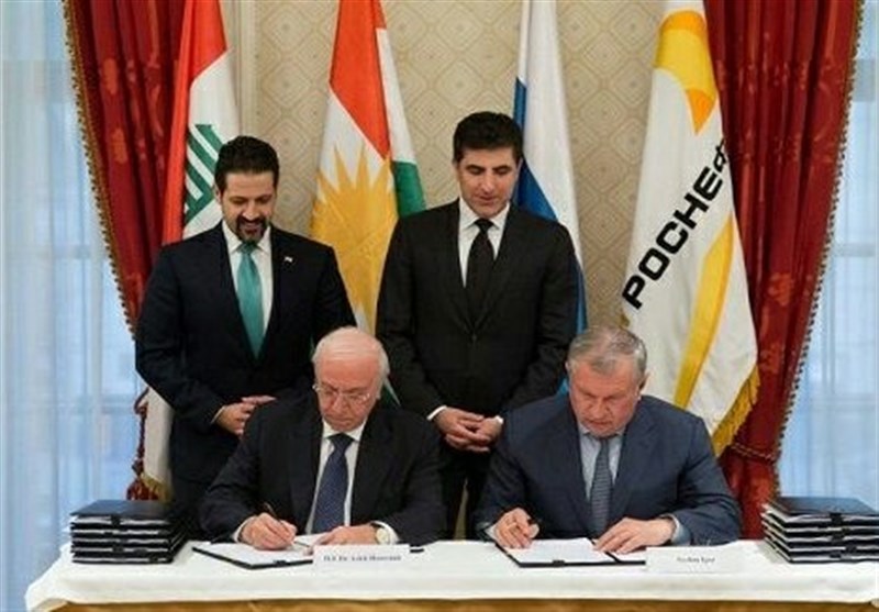 امضای قرارداد نفتی 20 ساله بین روسیه و اقلیم کردستان عراق