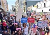 تظاهرات علیه کاخ سفید در بیش از 130 شهر آمریکا+فیلم و عکس