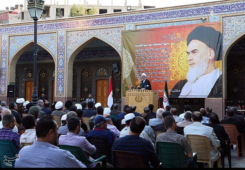 برگزاری مراسم سالگرد ارتحال امام خمینی(ره) در زینبیه دمشق+فیلم و تصاویر