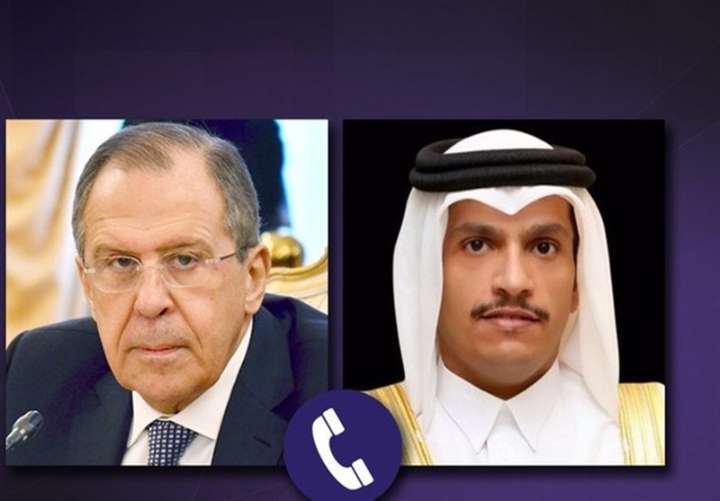 ابراز نگرانی لاوروف از بحران جدید در جهان عرب در رایزنی با همتای قطری