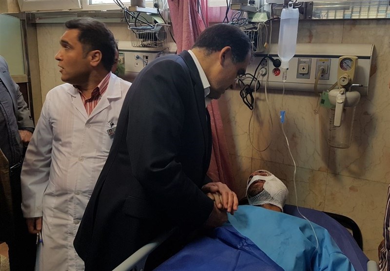 وضعیت مجروحان در بیمارستانهای طرفه و امام حسین