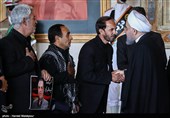 ابراز همدردی حجت‌الاسلام حسن روحانی رئیس جمهور با خانواده شهدای حادثه تروریستی تهران