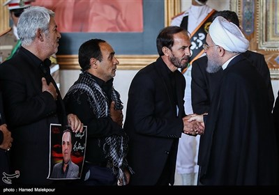 ابراز همدردی حجت‌الاسلام حسن روحانی رئیس جمهور با خانواده شهدای حادثه تروریستی تهران