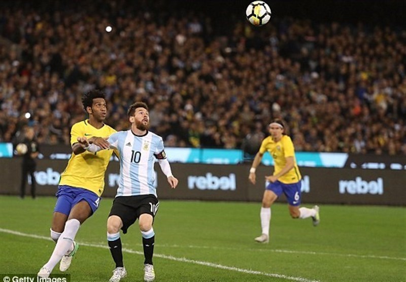 آرژانتین مقابل برزیل به برتری رسید/ شروع امیدوار کننده سامپائولی با آلبی‌سلسته