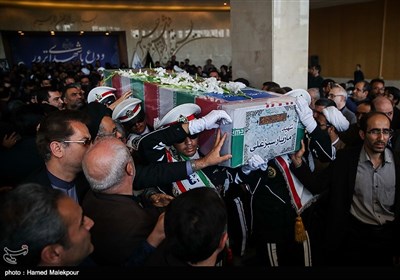 Large Crowd of People Attend Funeral Ceremony for Tehran Terrorist Attacks' Victims