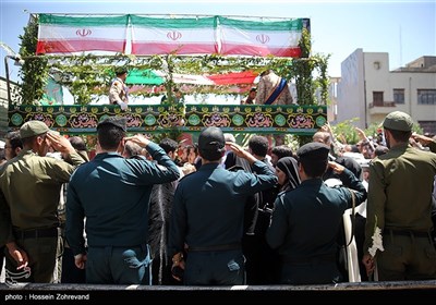 مراسم تشییع پیکر شهدای حادثه تروریستی تهران
