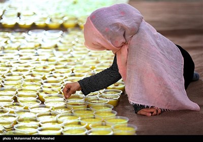 افطار بمناسبة ذکرى میلاد الإمام الحسن بن علی (ع) .. مسجد جمکران