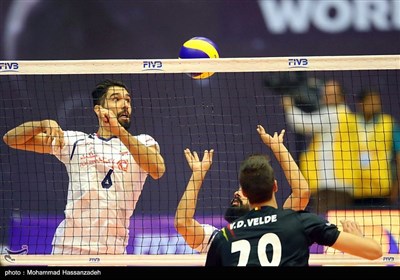 Iran's Volleyball Team Beats Belgium in Tehran