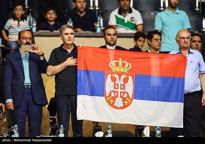 دیدار تیم های والیبال ایران صربستان