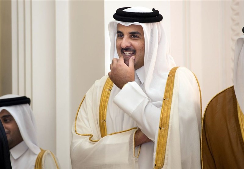 استقبال میشل عون از امیر قطر