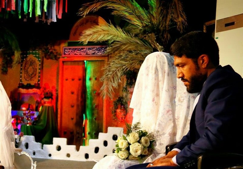 نحوه برگزاری 200 عقد ازدواج در معراج شهدا+فیلم