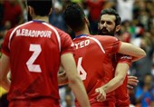 صعود تیم والیبال ایران به رده هشتم/ فرانسه همچنان پیشتاز است + عکس