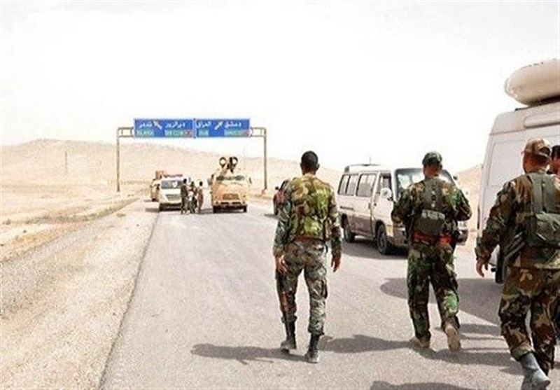 الجیش السوری یفتح الطریق على الحدود السوریة العراقیة
