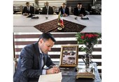 دفتر یادبود شهدای حوادث تروریستی تهران در سرکنسولگری ایران در نخجوان گشایش یافت