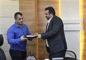 تجلیل از مدال‌آوران مسابقات جهانی پاورلیفتینگ خوزستان در اهواز