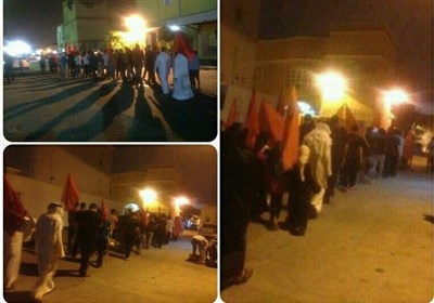  تظاهرات گسترده بحرینی‌ها در حمایت از زندانیان فکر و اندیشه 