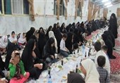 450 خانواده ایتام میهمان سفره اطعام جانبازان آسایشگاه شهید مطهری اصفهان