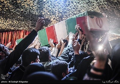 وداع با شهید مدافع حرم حیدر جلیلوند