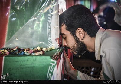 وداع با شهید مدافع حرم حیدر جلیلوند