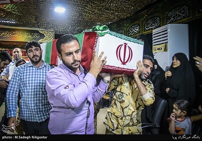 وداع با شهید مدافع حرم حیدر جلیلوند