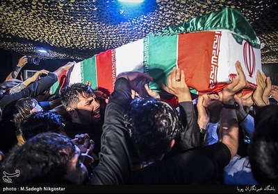 وداع با شهید مدافع حرم حیدر جلیلوند
