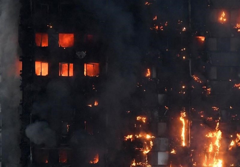 پلیس لندن: آتش سوزی دستکم 6 کشته و بیش از 50 زخمی برجای گذاشت