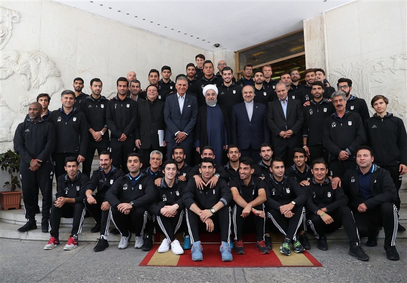 روحانی: صعود از مرحله گروهی جام‌جهانی 2018 برای ایران شدنی است