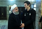 گزارش تصویری دیدار بازیکنان تیم ملی فوتبال با روحانی