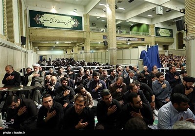 تہران؛ امام خامنہ ای کی موجودگی میں شہادت امام علی علیہ السلام کی مناسبت سے مجلس عزاء