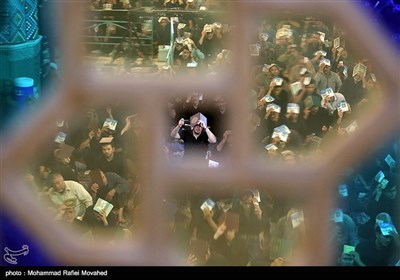 Vigil Held at Religious Site in Central Iran