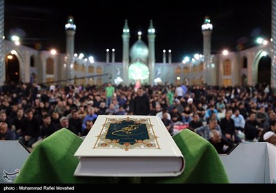 Vigil Held at Religious Site in Central Iran