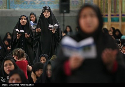 Vigil Held at Religious Site in Central Iran