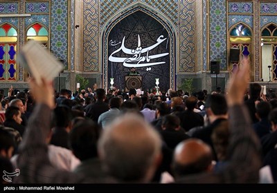 Vigil Held at Religious Site in Central Iran