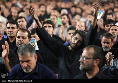 Vigil Held at Religious Site in Central Iran