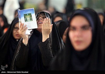 Vigil Held at Religious Site in Central Iran