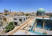 هجوم موریانه‌ها به بنای تاریخی امامزاده احمد اصفهان