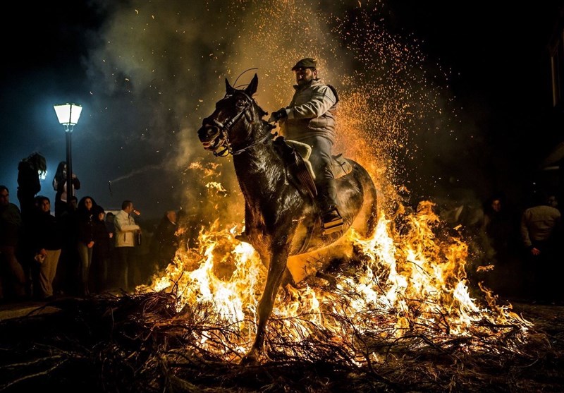 عکس جالب نشنال جئوگرافیک از «اسب و آتش»