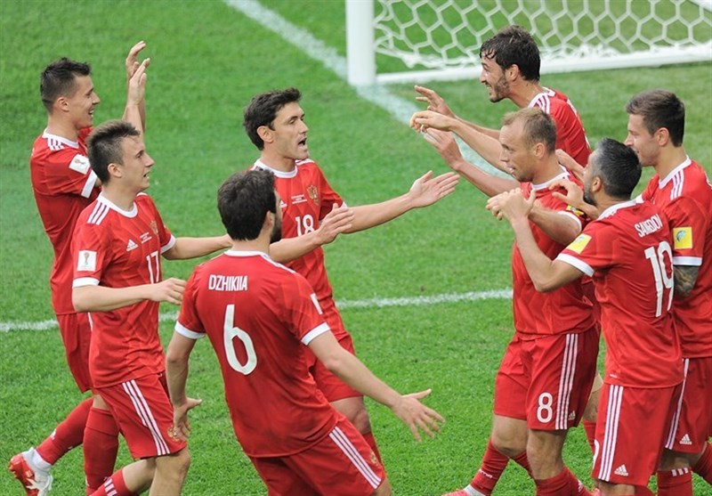 پیروزی روس‌های میزبان در افتتاحیه جام کنفدراسیون‌ها به روایت تصویر