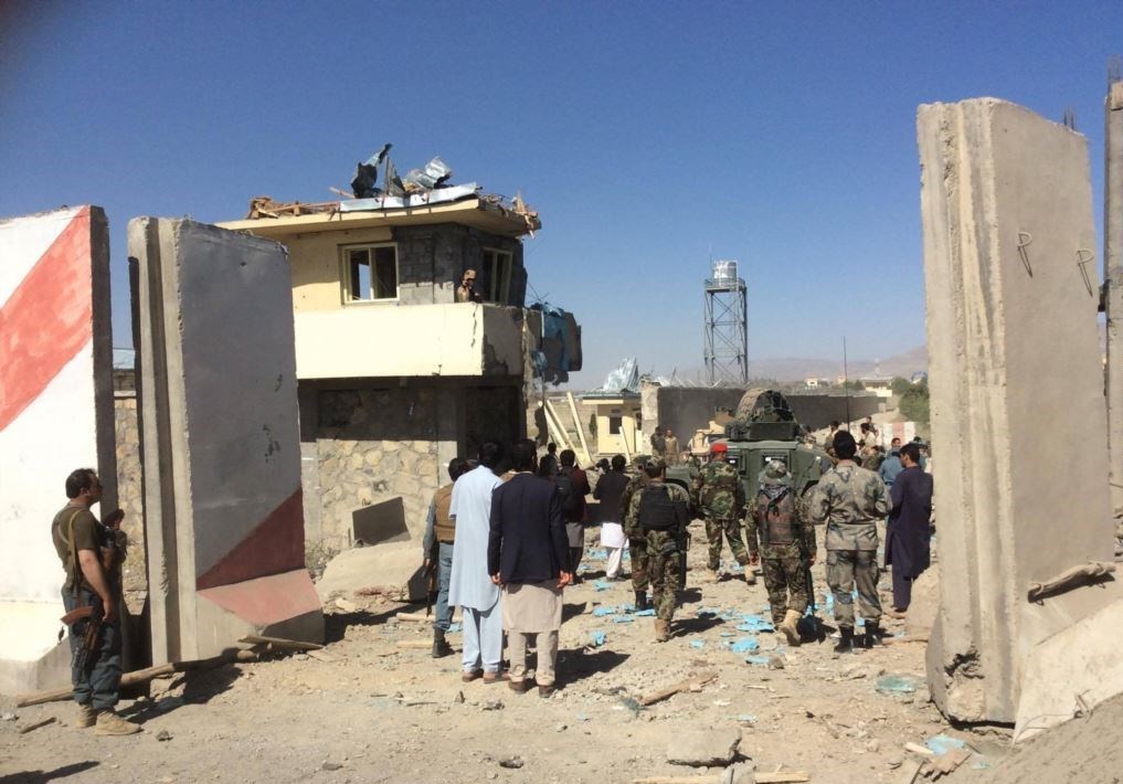 فرماندهی پلیس پکتیا پس از حمله امروز طالبان + تصاویر