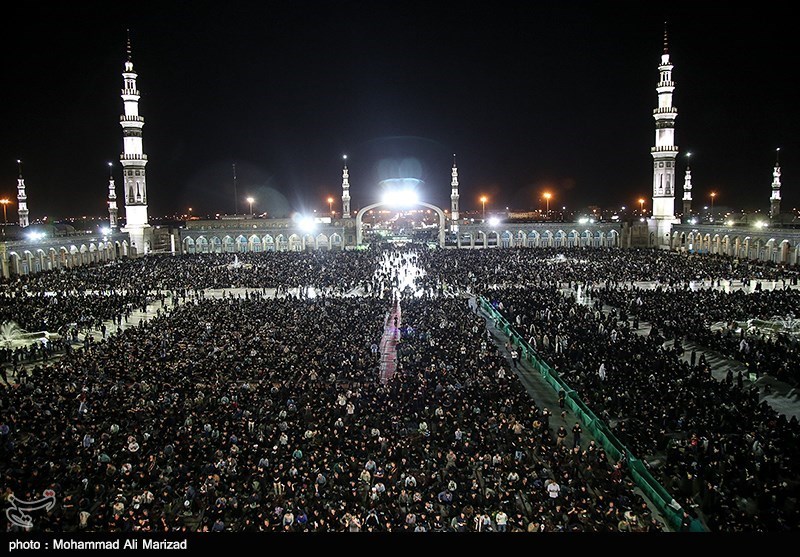 مراسم احیای شب نوزدهم ماه مبارک رمضان در شهر مقدس قم برگزار شد