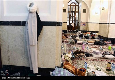 مراسم اعتکاف ماه مبارک رمضان در حرم رضوی - مشهد