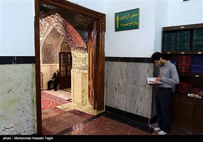 مراسم اعتکاف ماه مبارک رمضان در حرم رضوی - مشهد