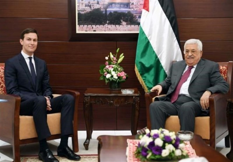 دیدار داماد ترامپ با رئیس تشکیلات خودگردان فلسطین