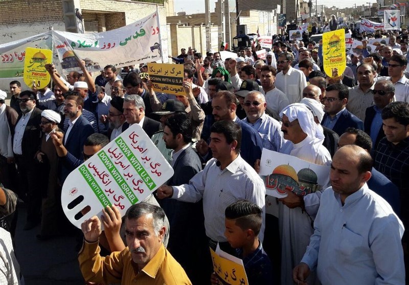 راهپیمایی روز جهانی قدس در استان یزد آغاز شد