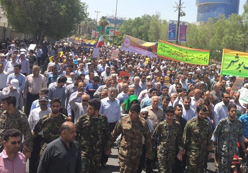 راهپیمایی روز جهانی قدس در استان کرمانشاه آغاز شد