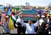 راهپیمایی روز قدس - مشهد و همدان