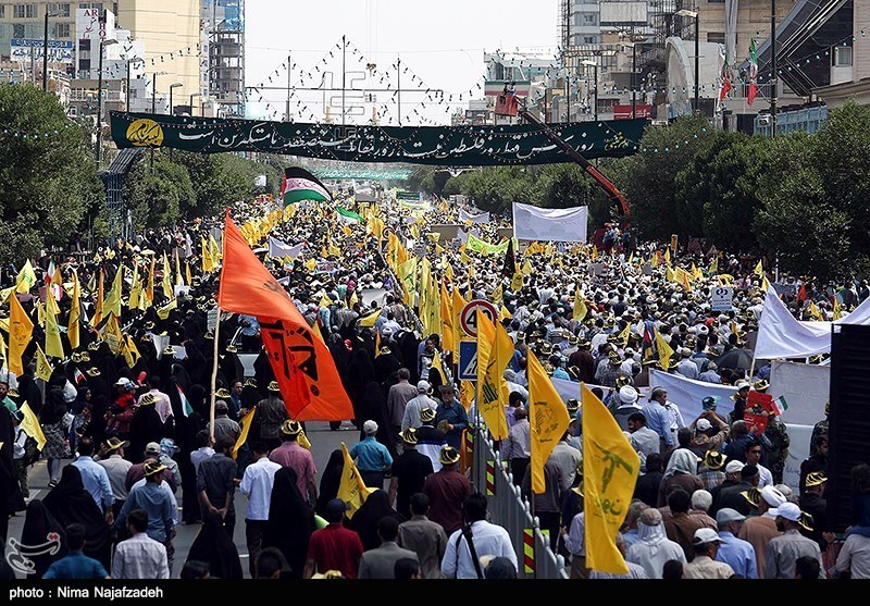 حضور پرشکوه مردم در روز قدس موجب تقویت امنیت نظام جمهوری اسلامی ایران شد