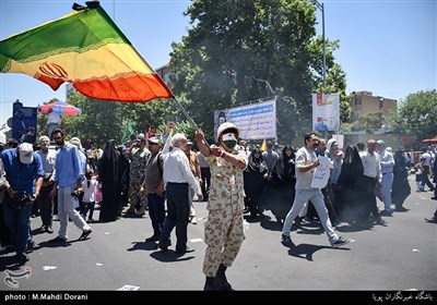 Demonstrators Take to Streets in Tehran on Int'l Quds Day