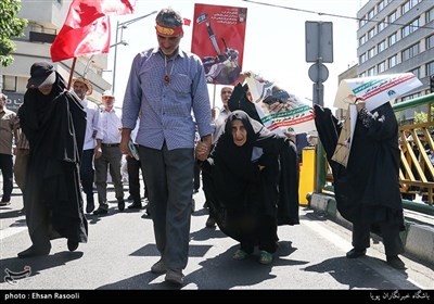 Demonstrators Take to Streets in Tehran on Int'l Quds Day