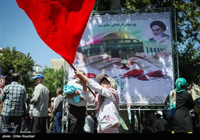 بالصور.. مسیرة یوم القدس العالمی فی طهران